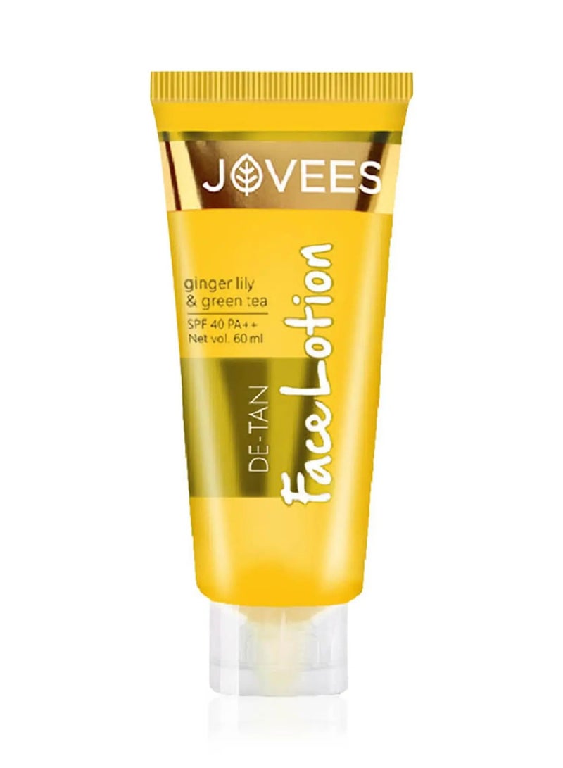 Jovees Herbal Face Care Combo | De-Tan Facewash 120ml, Scrub 100ml, face Pack 100g, Lotion 60ml | Tan Removal - Image 5